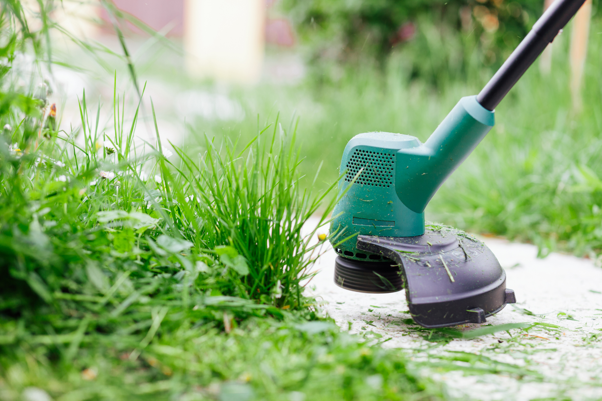 Entretien de jardin : débroussaillage et finitions des bordures